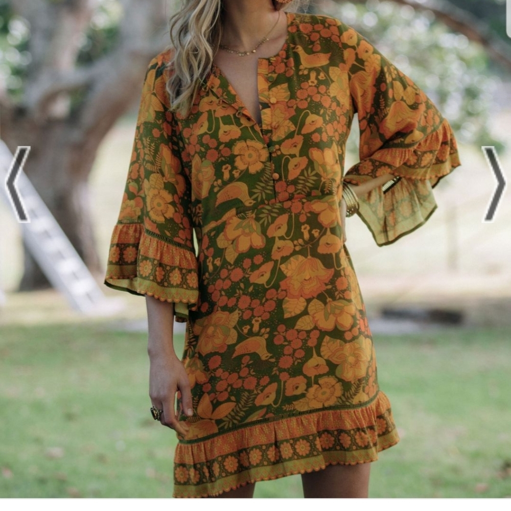 SOLD $189 Autumn Dress by Nine Lives Bazaar - Picture 2 of 8